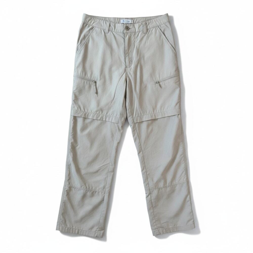 COLUMBIA Womens Convertible Pants Beige 10 Regular Hiking Trail Outdoor Active